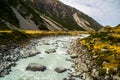 Valley, Aoraki/Mount Cook National Park, New Zealand Royalty Free Stock Photo