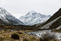 Hooker Valley Track at Aoraki or Mount Cook National Park in the Canterbury Region of South Island, New Zealand Royalty Free Stock Photo