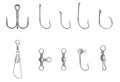Hooks and other fishing equipment