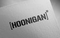 Hoonigan- 2 on paper texture Royalty Free Stock Photo