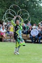 Hoop Dance - Powwow 2013 Royalty Free Stock Photo