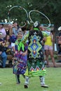 Hoop Dance - Powwow 2013 Royalty Free Stock Photo