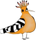 Hoopoe cartoon