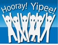 Hooray! Yippee! (Vector) Royalty Free Stock Photo