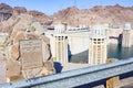 The Hoover dam, Anson Smith memorial board Royalty Free Stock Photo