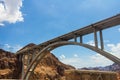 Hoover Dam bridge Royalty Free Stock Photo