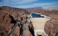 Hoover Dam on the Colorado River Royalty Free Stock Photo