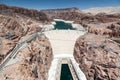 Hoover Dam and Colorado river near Las Vegas, Nevada.