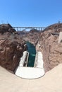 Hoover Dam on Colorado River at the Stateline of Nevada-Arizona Royalty Free Stock Photo
