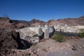 Hoover Dam, concrete arch-gravity dam in the Black Canyon of the Colorado River