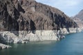 Hoover Dam drought levels in Nevada