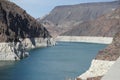 Hoover Dam drought levels in Nevada