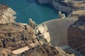 The Hoover Dam and Lake Mead Royalty Free Stock Photo