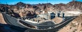 Hoover dam lake mead arizona nevada Royalty Free Stock Photo