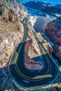 Hoover dam lake mead arizona nevada Royalty Free Stock Photo