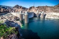 Hoover dam lake mead arizona nevada Royalty Free Stock Photo