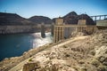 Hoover dam lake mead arizona nevada Royalty Free Stock Photo