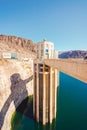 Hoover Dam, the largest water reservoir in the US is now barely a third full. Drought is dropping water level to a histotically