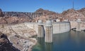 Hoover Dam And The Mike O`Callaghan - Pat Tillman Bridge Royalty Free Stock Photo