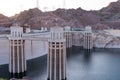 Hoover Dam in Nevada and Arizona, USA Royalty Free Stock Photo