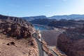 The Hoover Dam on the Colorado River in the United States