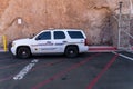 Hoover Dam security police car SUV prevents crime at the tourist attraction