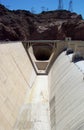 Hoover Dam spillway, Nevada, USA Royalty Free Stock Photo