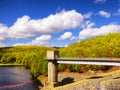 Hop brook dam Naugatuck Royalty Free Stock Photo