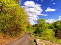 Hop brook dam state park in Naugatuck Royalty Free Stock Photo