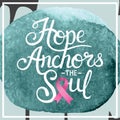 Composite image of hope anchors the soul Royalty Free Stock Photo