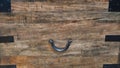 Hope chest, wood , Dove tail joints Royalty Free Stock Photo