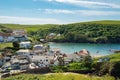 View of Hope Cove in Devon on May 22, 2022. Unidentified people