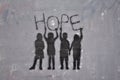 Hope graffiti on the Separation Wall Bethlehem