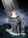 Hope, Religion, Purity, Virgin, Help Concept Royalty Free Stock Photo