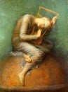 Hope is a Symbolist oil painting by the English painter George Frederic Watts, who completed the first two versions in 1886