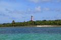 Hope Town LighthouseAbacos, Bahamas Royalty Free Stock Photo