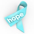 Hope Word Ribbon Cancer Disease Awareness Fund Raiser