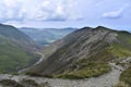 Hopegill Head looking down ridge to Whiteside Royalty Free Stock Photo