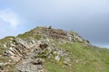 Hopegill Head Summit, Lake District, Cumbria, UK Royalty Free Stock Photo