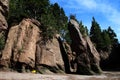 The Hopewell Rocks, Albert County, New Brunswick, Canada Royalty Free Stock Photo