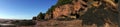 Scenic view at Hopewell Rocks Park