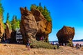 Hopewell Rocks Park, New Brunswick, Canada.