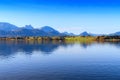 Hopfensee lake.Bavaria, Germany