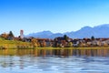 Hopfensee lake.Bavaria, Germany