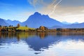 Hopfensee lake.Bavaria, Germany