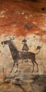 Hopi Art Inspired Horse Riding: A Fusion Of 19th Century American Paintings And Cave Painting