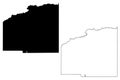 Hopkins County, Texas Counties in Texas, United States of America,USA, U.S., US map vector illustration, scribble sketch Hopkins