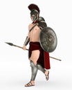 Hoplite soldier from ancient Greece