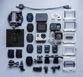 HoPro HERO3 Black action camera and accessories..