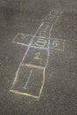 Hopscotch board Royalty Free Stock Photo